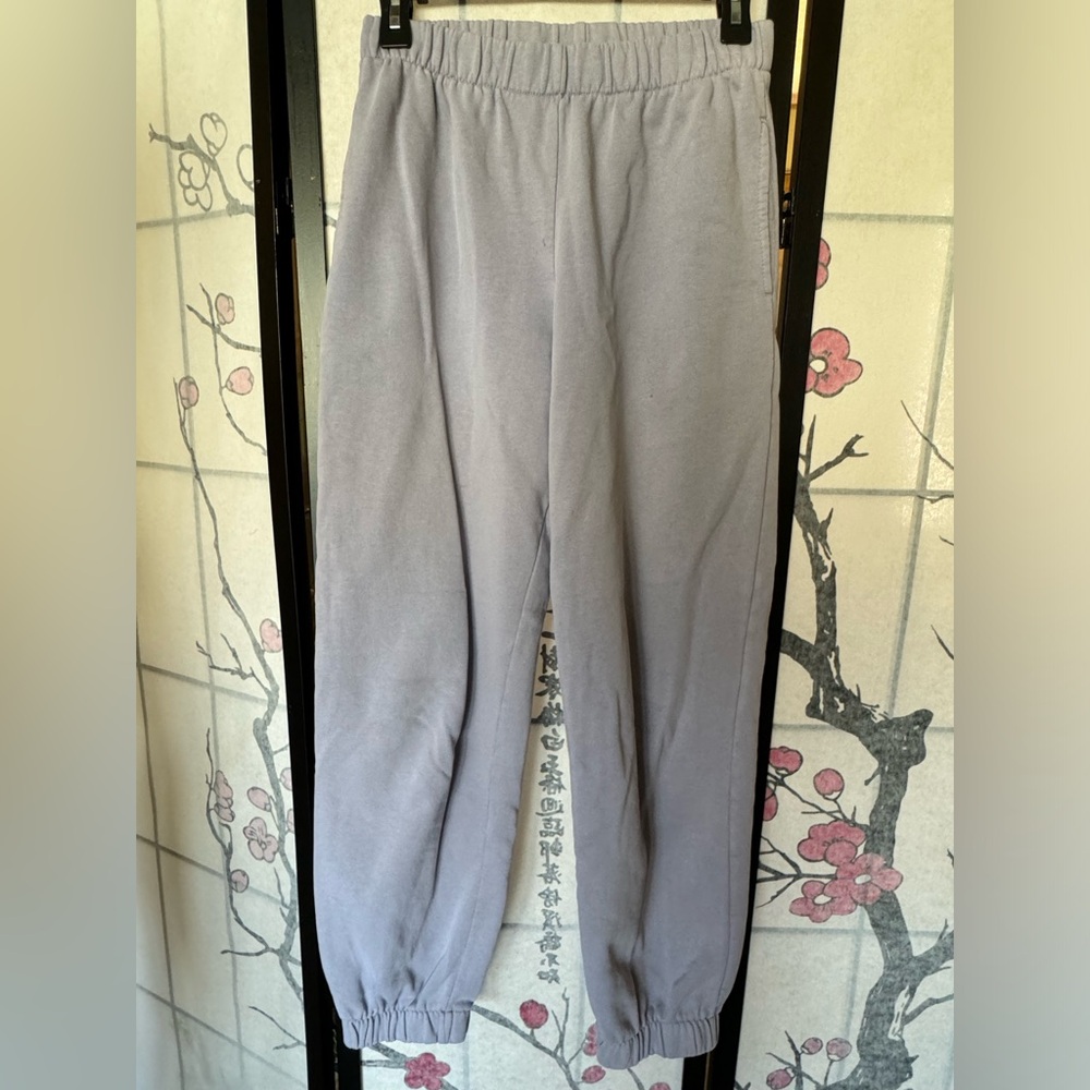 Brandy Melville Light Blue Rosa Sweatpants